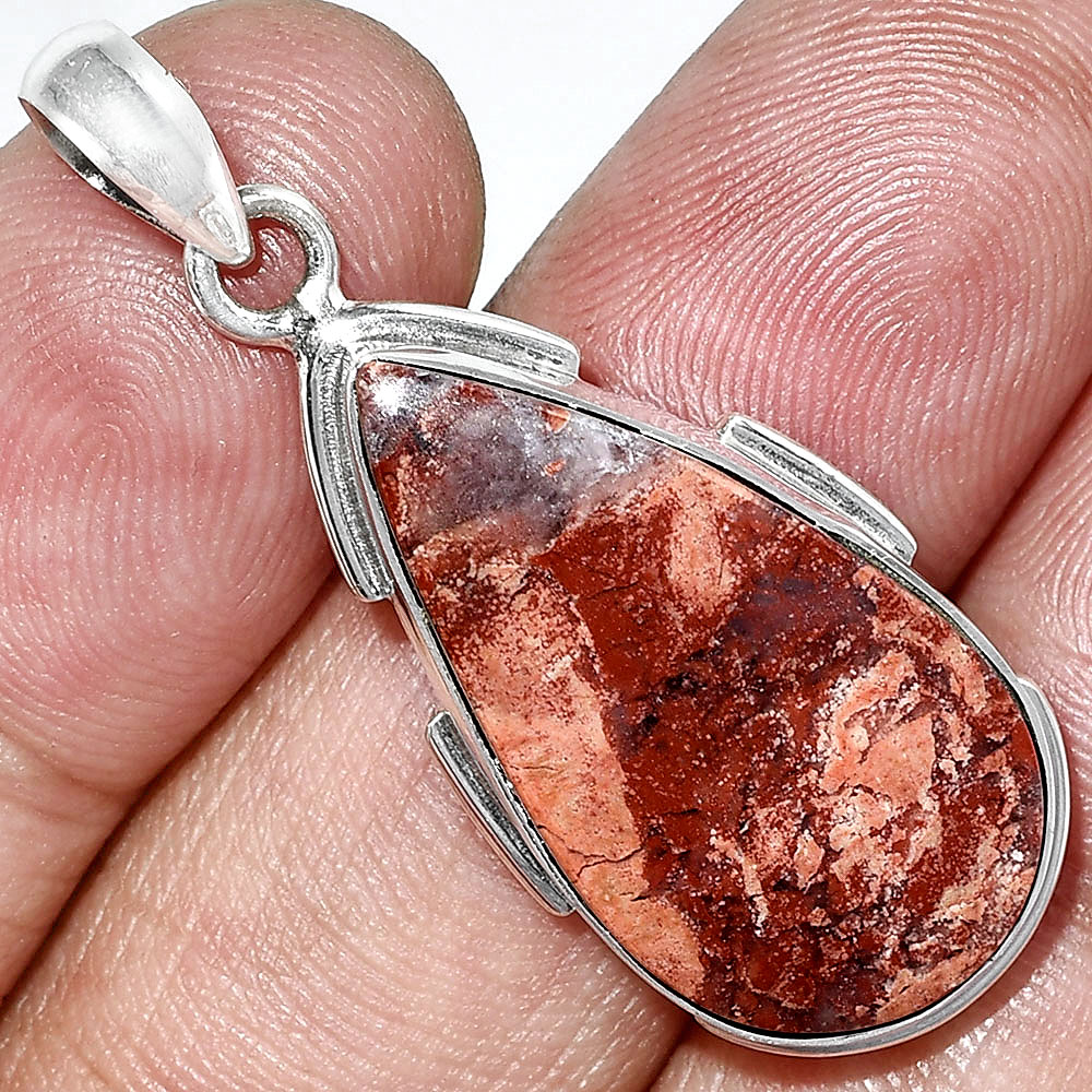 Natural Snake Skin Jasper Pendant P-1072 SDP153907