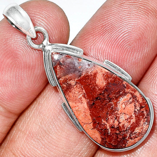 Natural Snake Skin Jasper Pendant P-1072 SDP153907