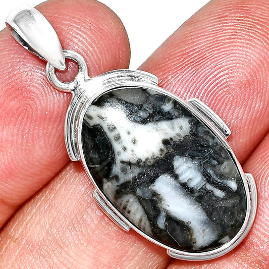 Natural Mexican Cabbing Fossil Pendant P-1072 SDP153920