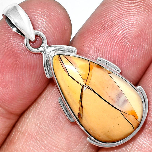 Natural Brecciated Mookaite Pendant P-1072 SDP153922