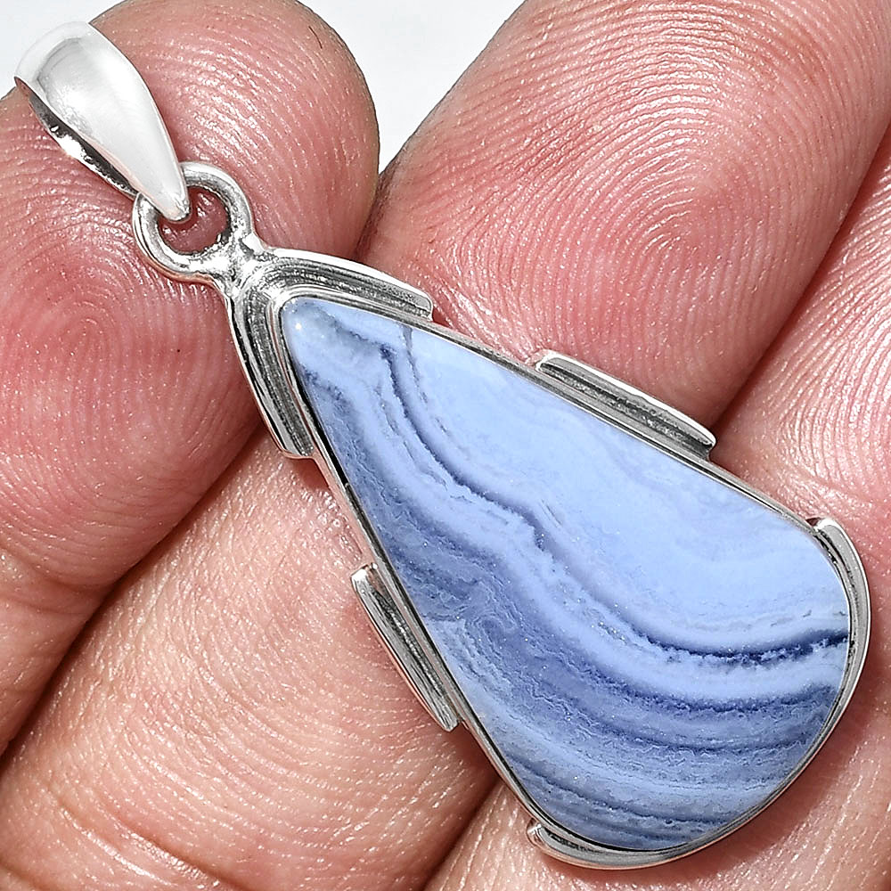 Blue Lace Agate - South Africa Pendant P-1072 SDP153930