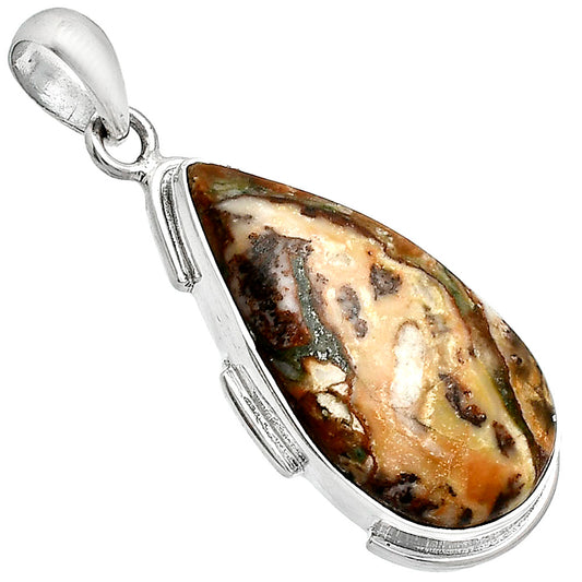 Natural Rosetta Picture Jasper Pendant P-1072 SDP153963