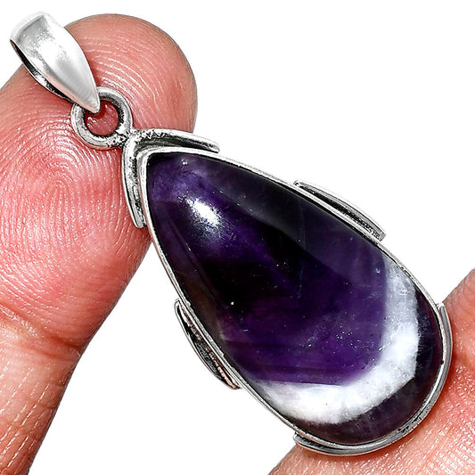 Natural Chevron Amethyst Pendant P-1072 SDP153965