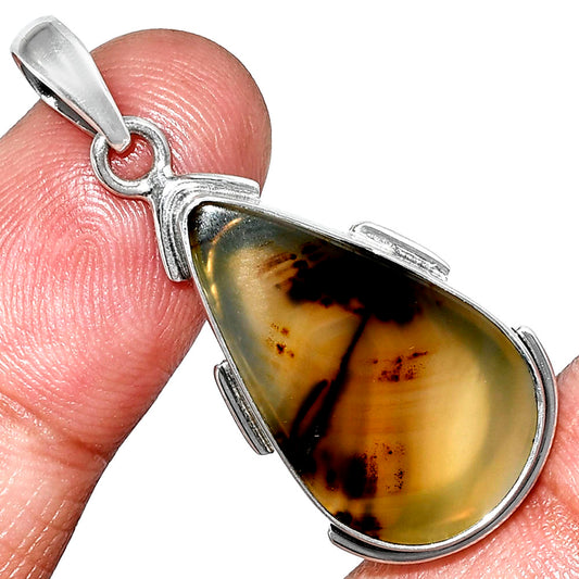 Natural Montana Agate - USA Pendant P-1072 SDP153969