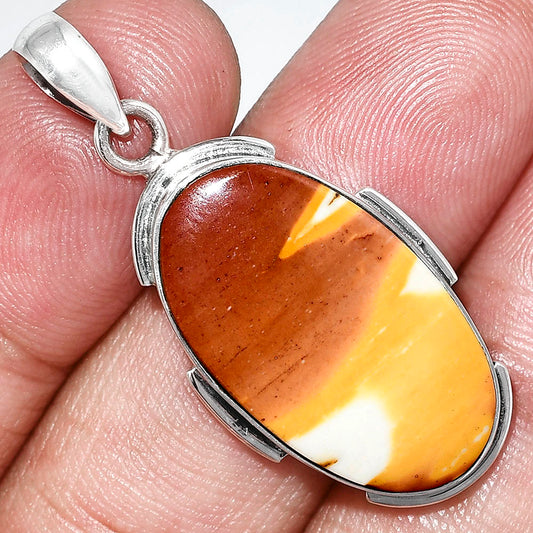 Natural Red Mookaite Pendant P-1072 SDP153979