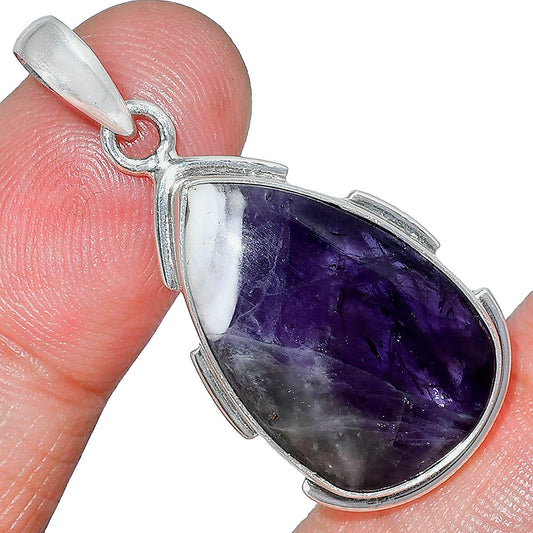 Natural Chevron Amethyst Pendant P-1072 SDP153987