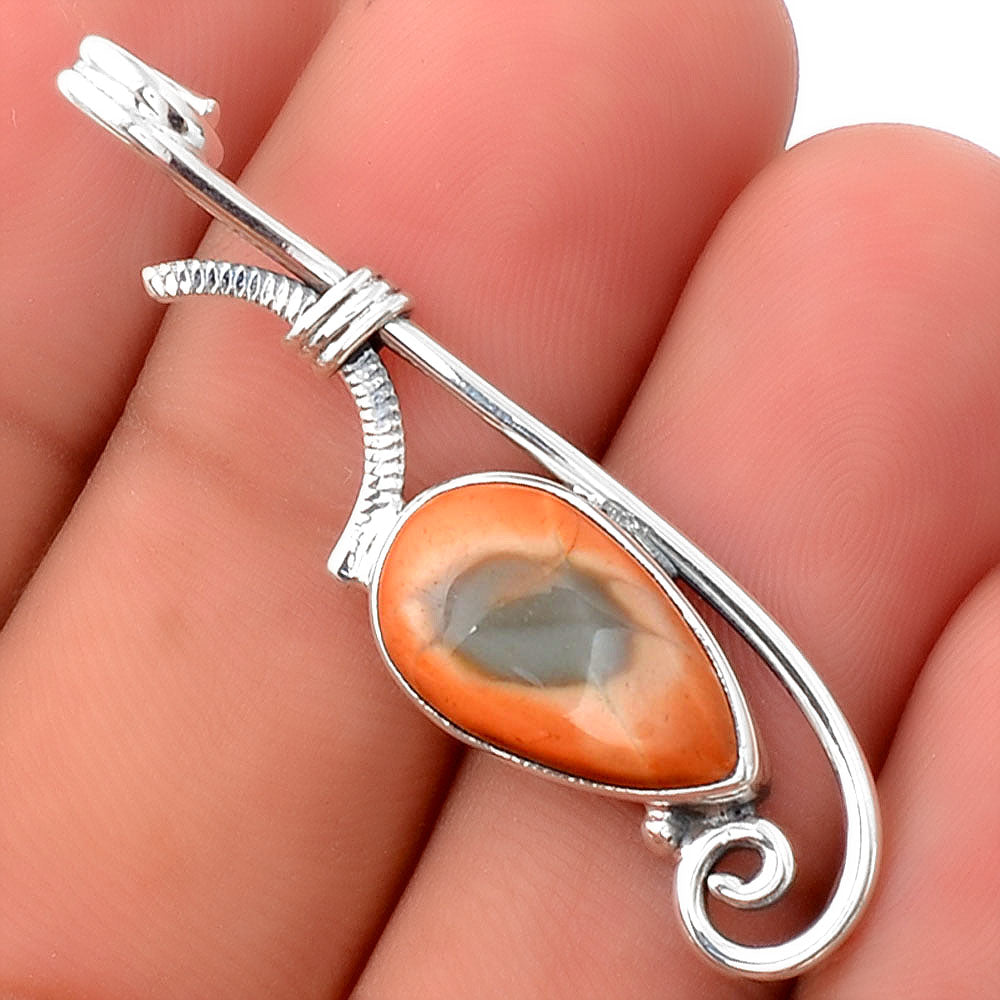 Natural Imperial Jasper - Mexico Pendant P-1682 SDP154005