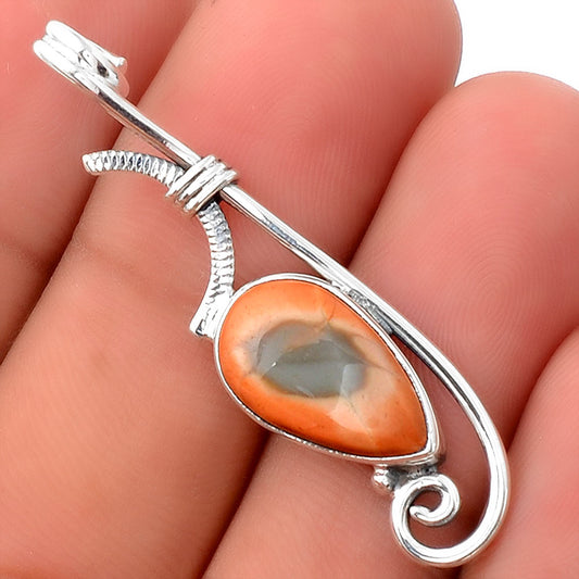 Natural Imperial Jasper - Mexico Pendant P-1682 SDP154005