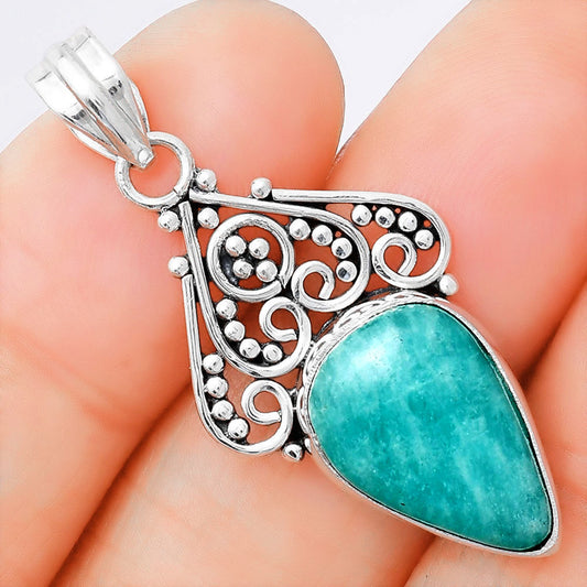 Natural Paraiba Amazonite Pendant P-1541 SDP154016