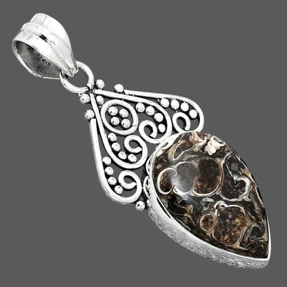 Natural Turtella Jasper - USA Pendant P-1541 SDP154021