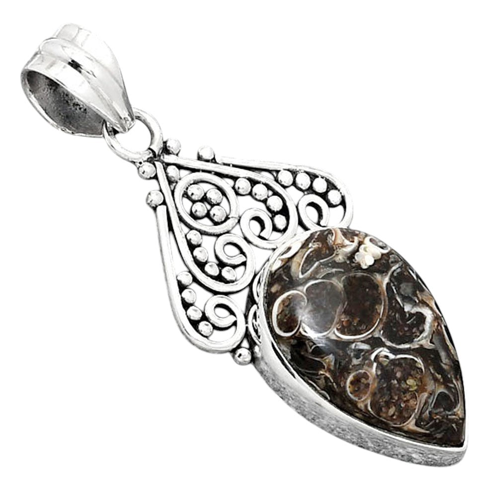 Natural Turtella Jasper - USA Pendant P-1541 SDP154021