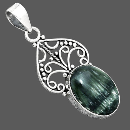 Natural Russian Seraphinite Pendant P-1541 SDP154036