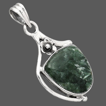 Natural Russian Seraphinite Pendant P-1686 SDP154044