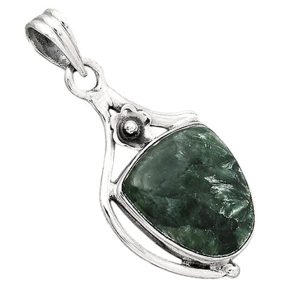 Natural Russian Seraphinite Pendant P-1686 SDP154044