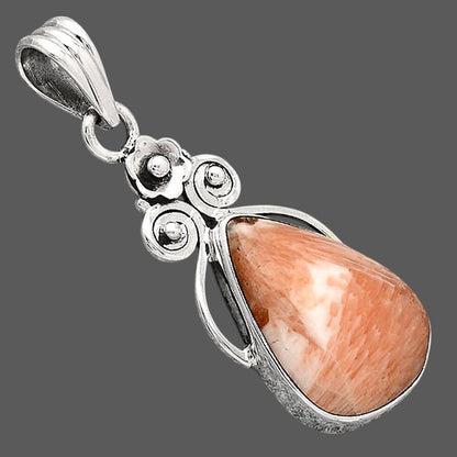 Natural Orange Scolecite - India Pendant P-1690 SDP154096
