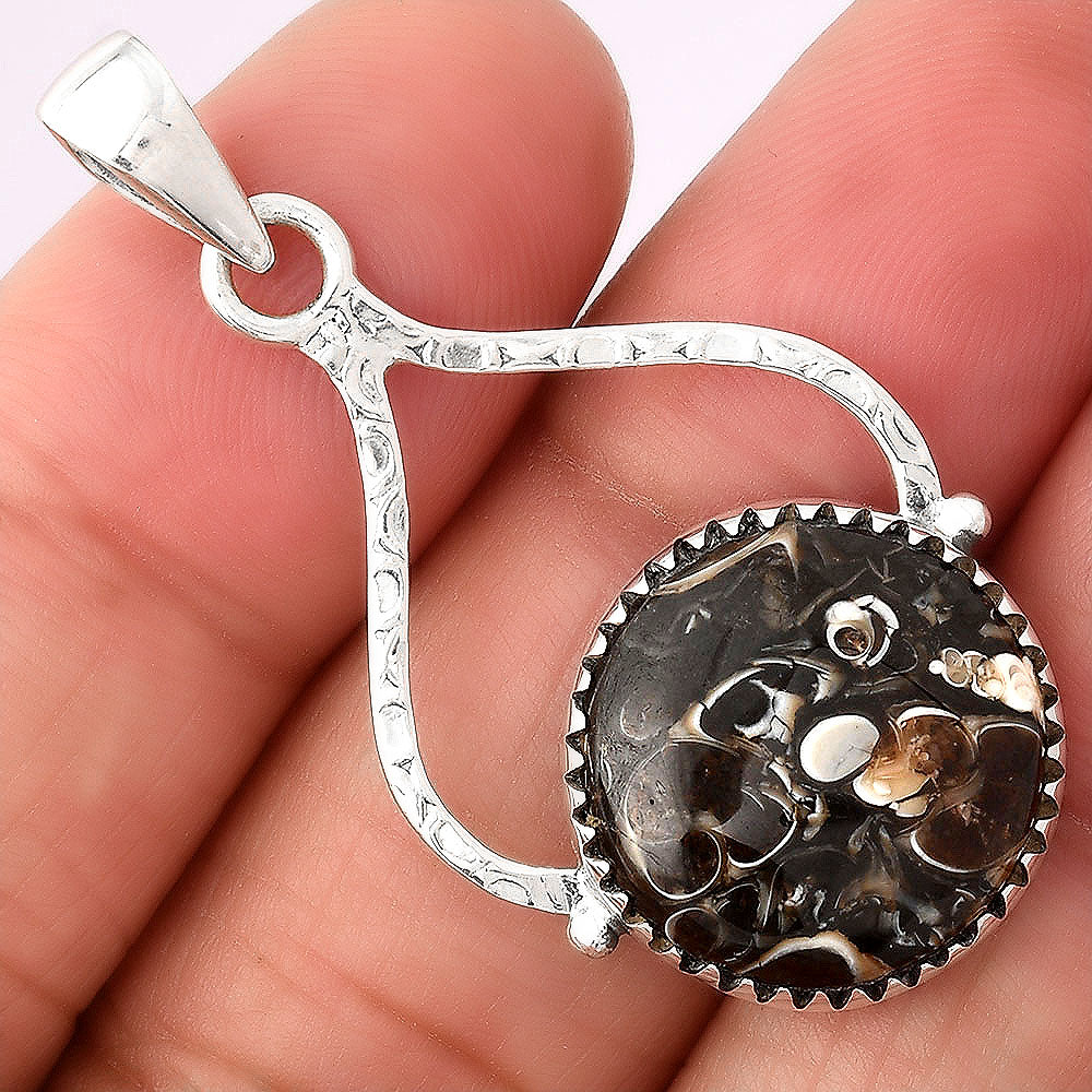Natural Turtella Jasper - USA Pendant P-1691 SDP154118