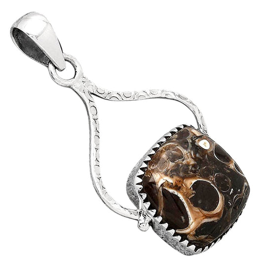 Natural Turtella Jasper - USA Pendant P-1691 SDP154123