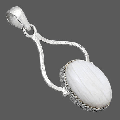Natural White Scolecite Pendant P-1691 SDP154126