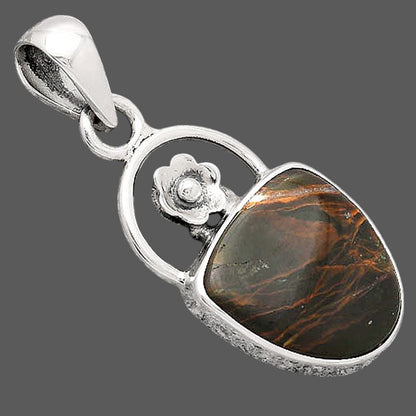 Natural Turkish Rainforest Chrysocolla Pendant P-1692 SDP154137