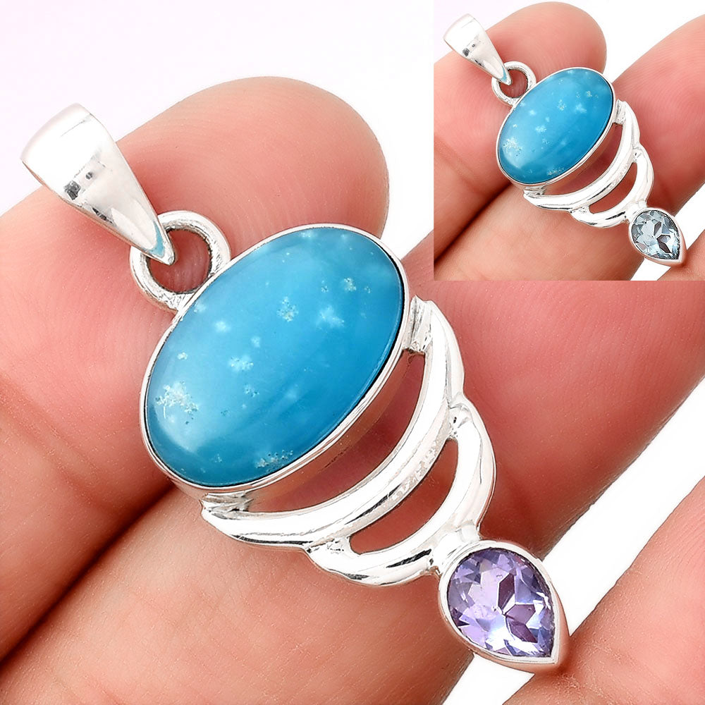 Smithsonite and Zandrite Color Change Pendant P-1693 SDP154140