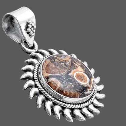 Natural Turtella Jasper - USA Pendant P-1264 SDP154172