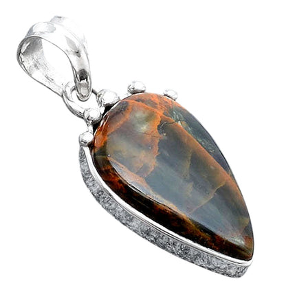 Natural Turkish Rainforest Chrysocolla Pendant P-1349 SDP154177