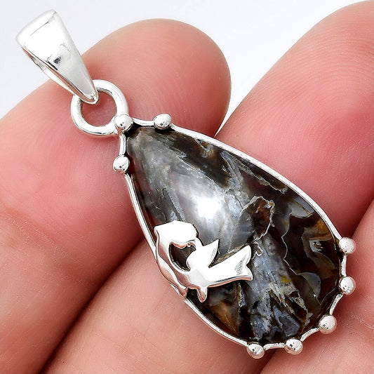 Natural Tube Agate Pendant P-1698 SDP154212