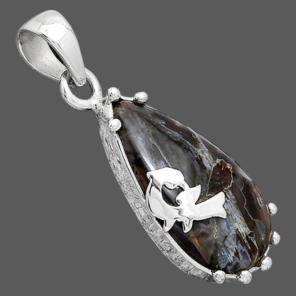 Natural Tube Agate Pendant P-1698 SDP154212