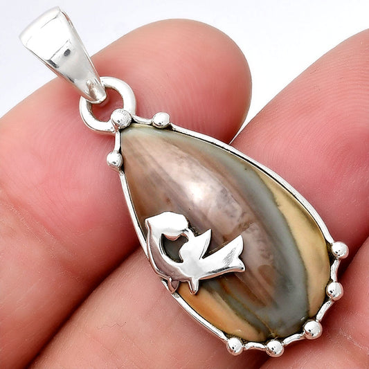 Natural Imperial Jasper Pendant P-1698 SDP154215