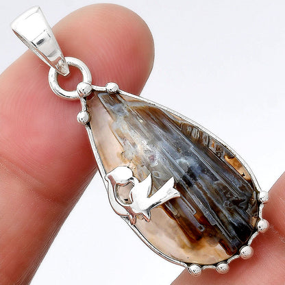 Natural Tube Agate Pendant P-1698 SDP154221