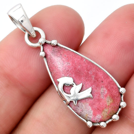 Natural Pink Thulite Pendant P-1698 SDP154225