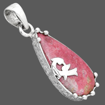Natural Pink Thulite Pendant P-1698 SDP154225