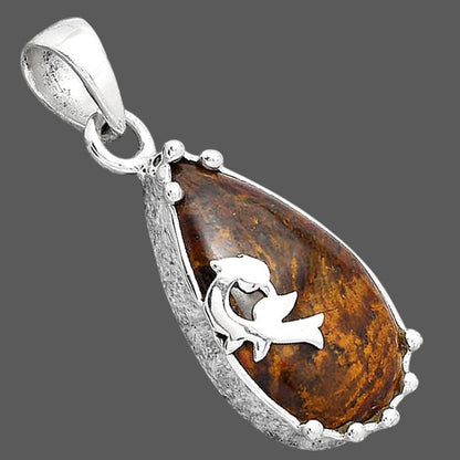 Natural Red Moss Agate Pendant P-1698 SDP154227