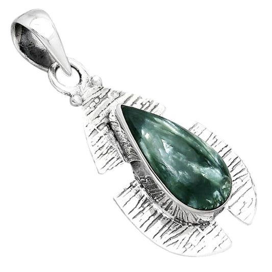 Natural Russian Seraphinite Pendant P-1705 SDP154247