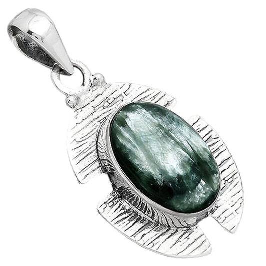 Natural Russian Seraphinite Pendant P-1705 SDP154251