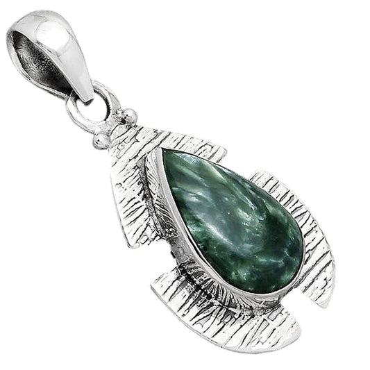 Natural Russian Seraphinite Pendant P-1705 SDP154252