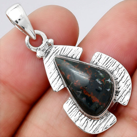 Natural Blood Stone Pendant P-1705 SDP154254