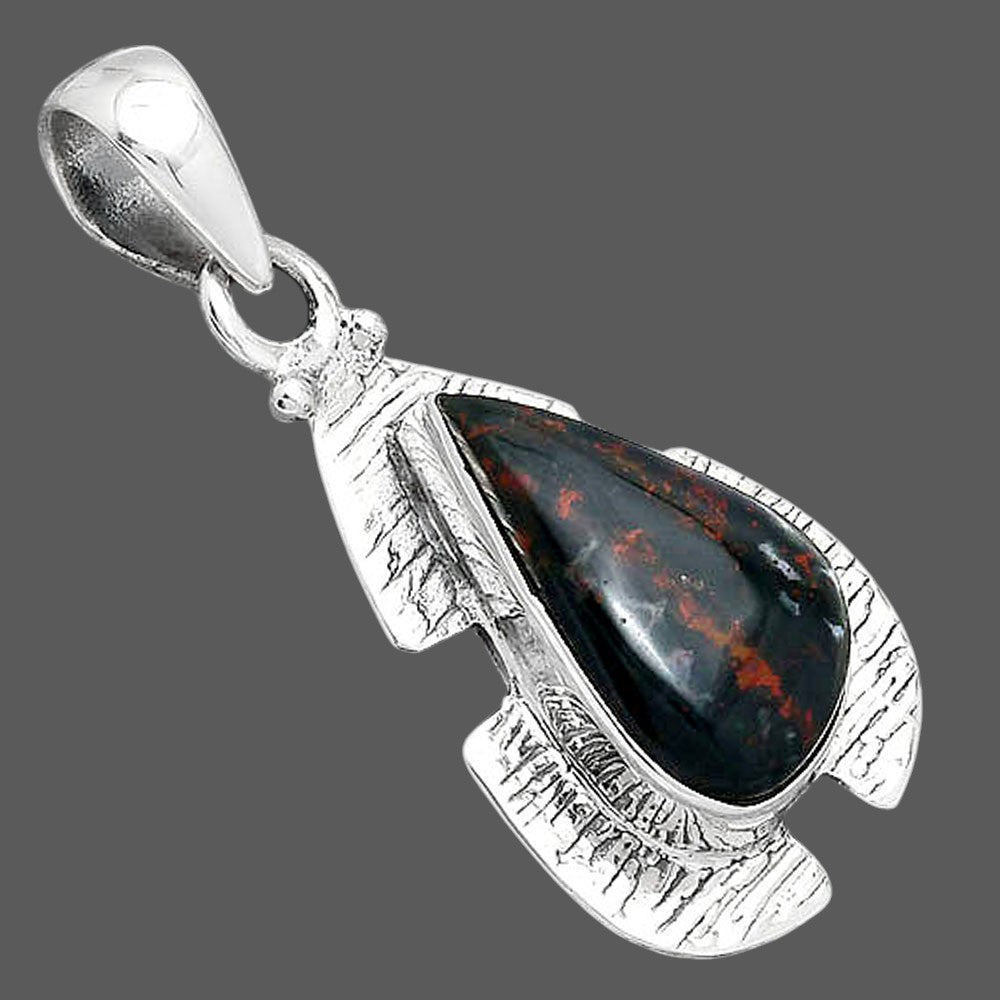Natural Blood Stone Pendant P-1705 SDP154254