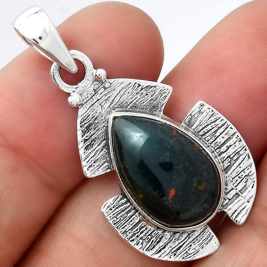 Natural Blood Stone Pendant P-1705 SDP154259