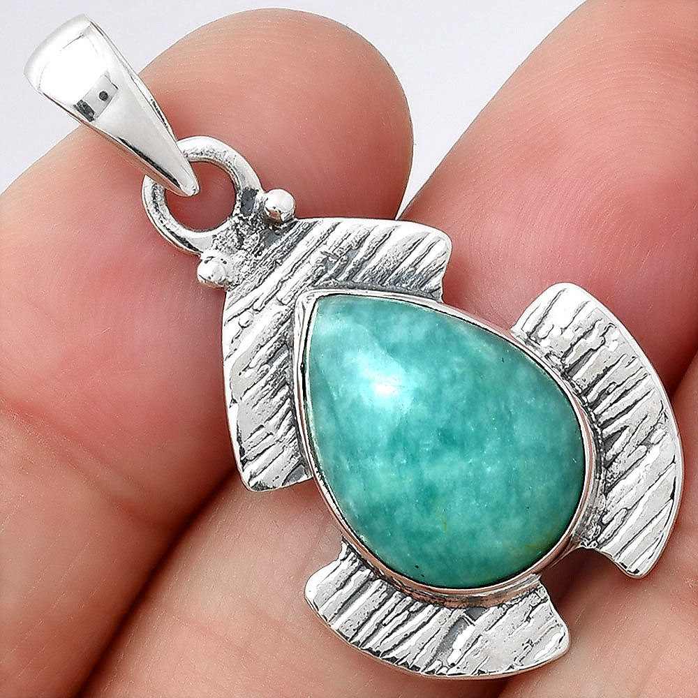 Natural Paraiba Amazonite Pendant P-1705 SDP154260