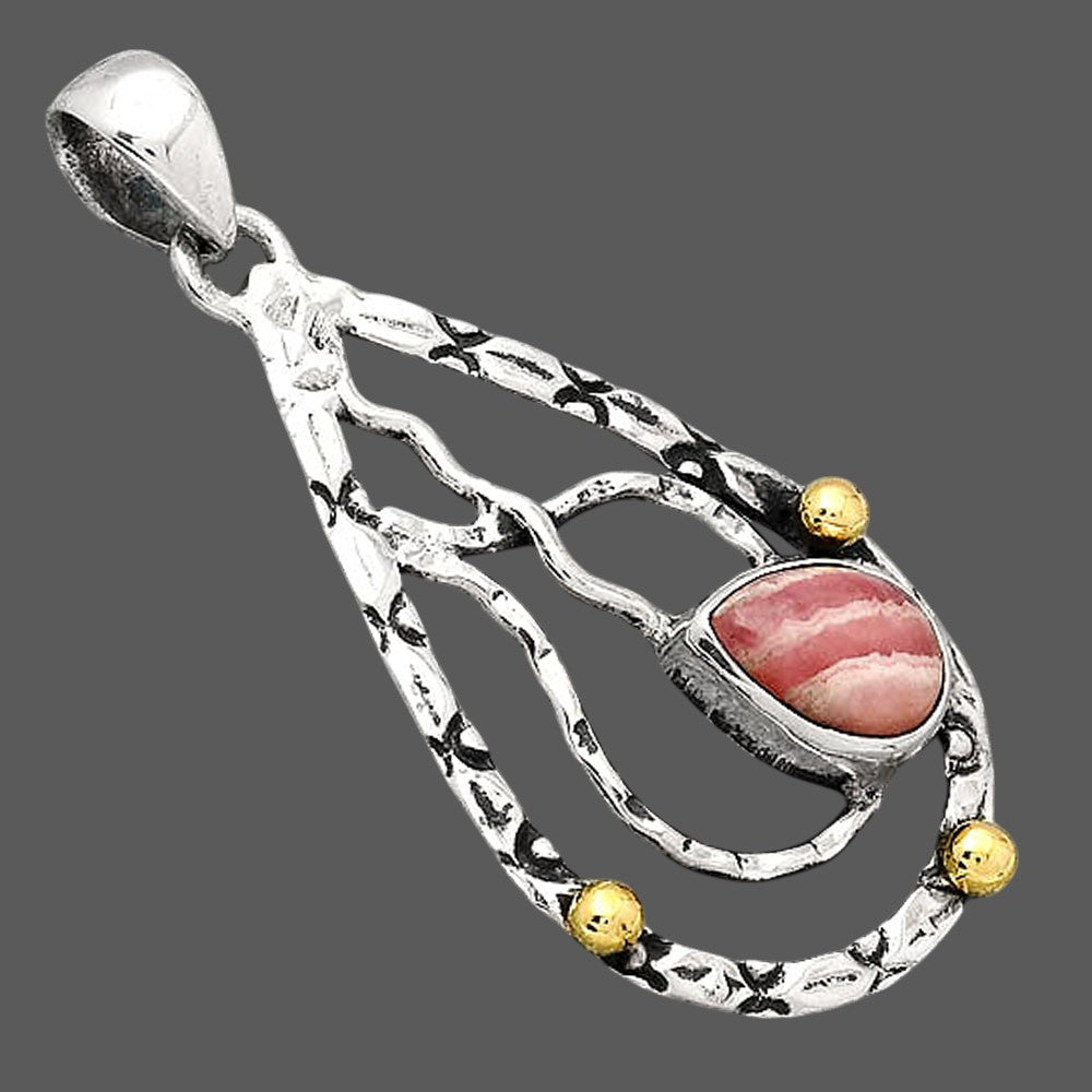 Natural Rhodochrosite Argentina Pendant P-1709 SDP154281
