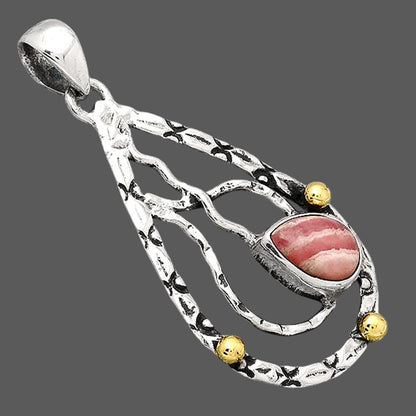 Natural Rhodochrosite Argentina Pendant P-1709 SDP154281