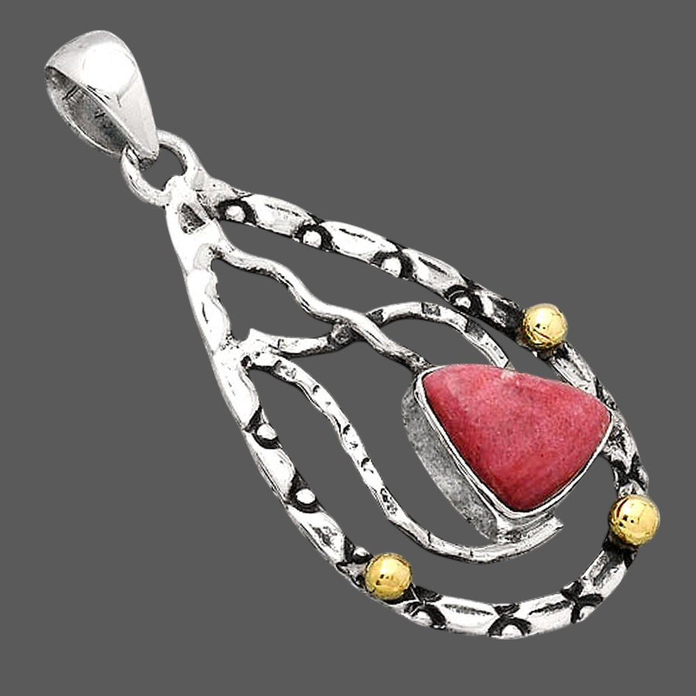 Natural Pink Thulite Pendant P-1709 SDP154284