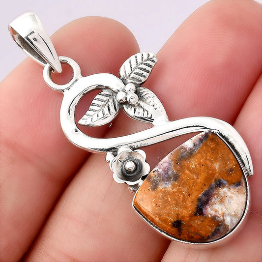 Natural Indian Blanket Jasper Pendant P-1711 SDP154313