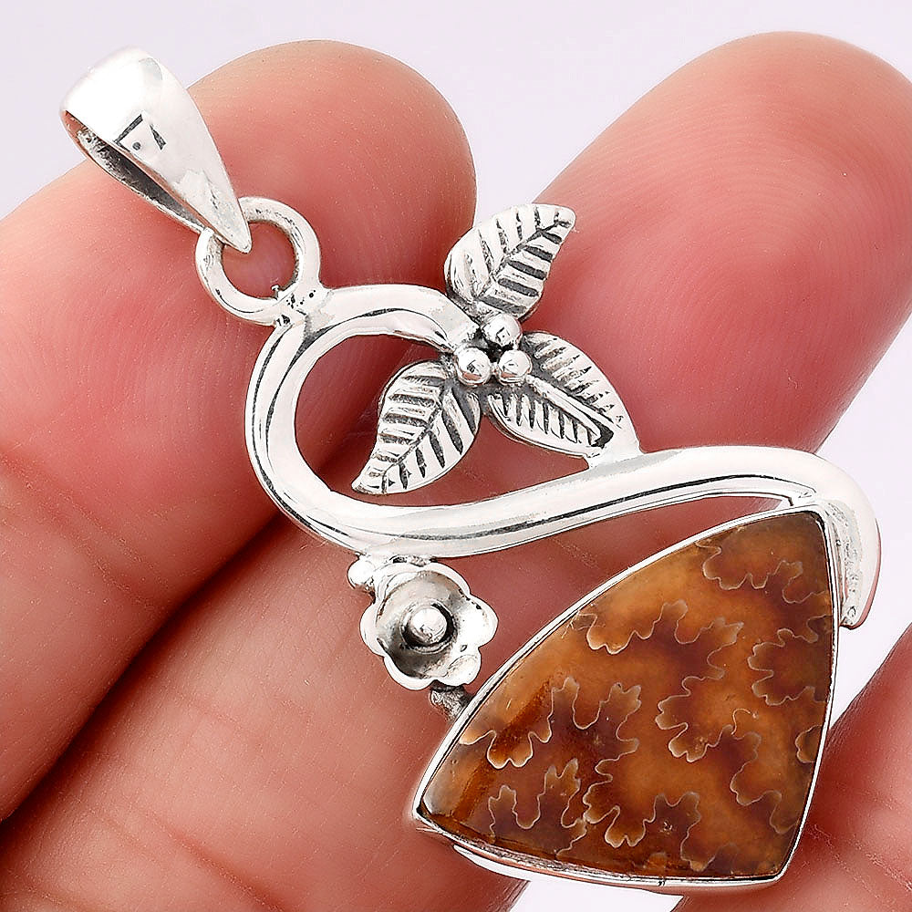 Natural Sutured Ammonite - Madagascar Pendant P-1711 SDP154317