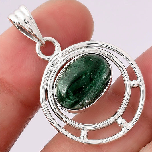 Natural Green Aventurine Pendant P-1712 SDP154322