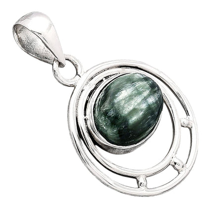Natural Russian Seraphinite Pendant P-1712 SDP154323