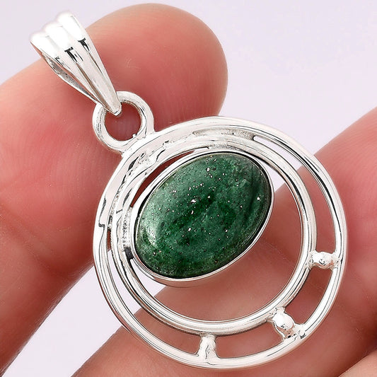 Natural Green Aventurine Pendant P-1712 SDP154326