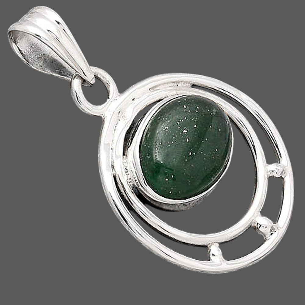 Natural Green Aventurine Pendant P-1712 SDP154326