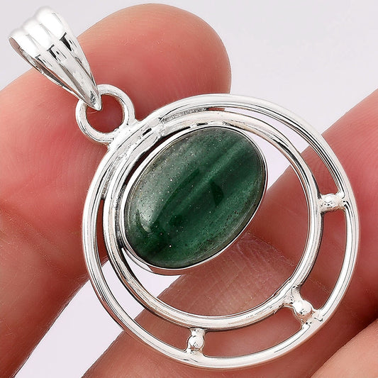 Natural Green Aventurine Pendant P-1712 SDP154336